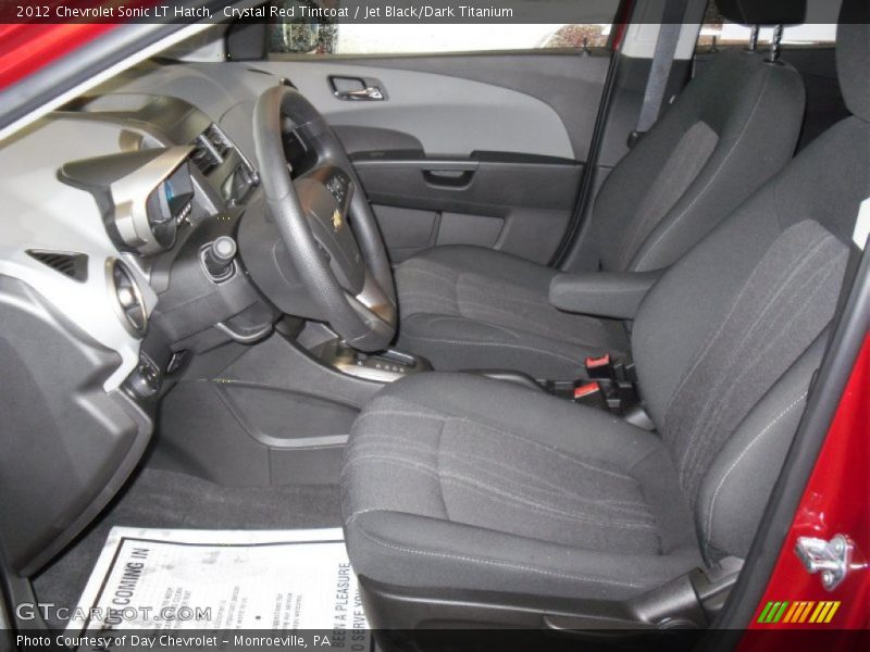 Crystal Red Tintcoat / Jet Black/Dark Titanium 2012 Chevrolet Sonic LT Hatch