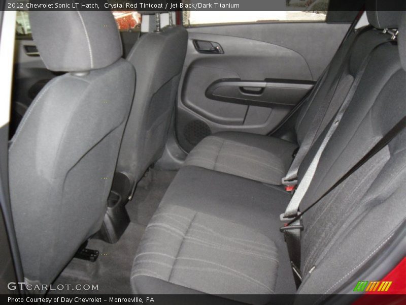Crystal Red Tintcoat / Jet Black/Dark Titanium 2012 Chevrolet Sonic LT Hatch