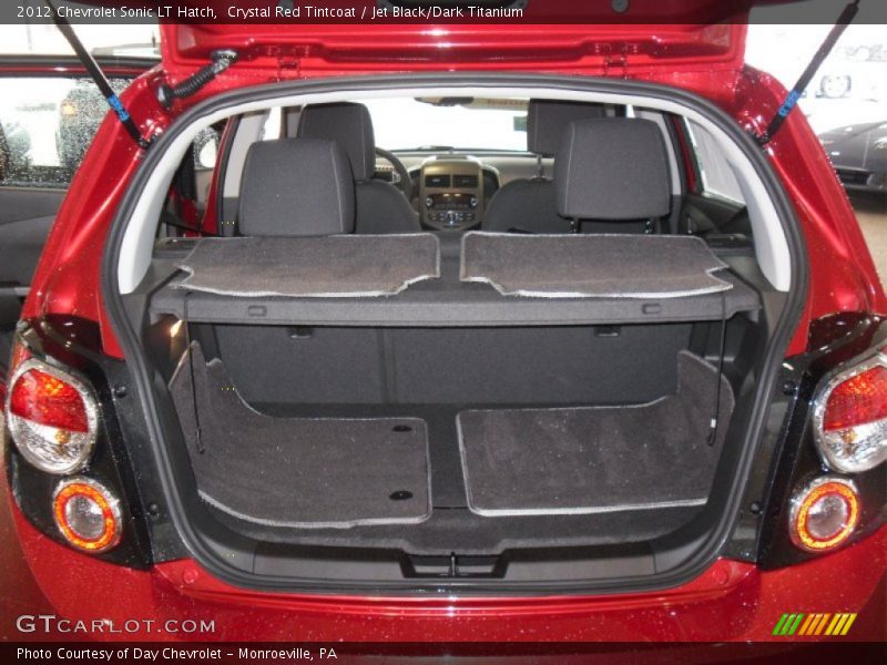 Crystal Red Tintcoat / Jet Black/Dark Titanium 2012 Chevrolet Sonic LT Hatch
