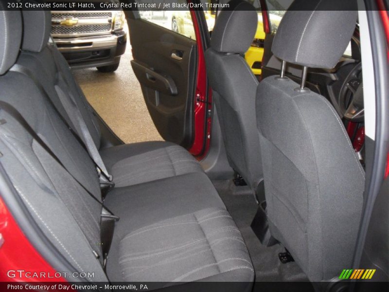 Crystal Red Tintcoat / Jet Black/Dark Titanium 2012 Chevrolet Sonic LT Hatch