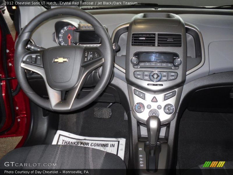 Crystal Red Tintcoat / Jet Black/Dark Titanium 2012 Chevrolet Sonic LT Hatch