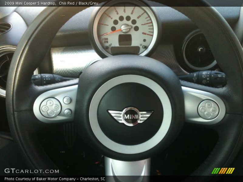 Chili Red / Black/Grey 2009 Mini Cooper S Hardtop