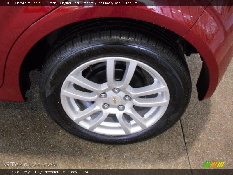 Crystal Red Tintcoat / Jet Black/Dark Titanium 2012 Chevrolet Sonic LT Hatch