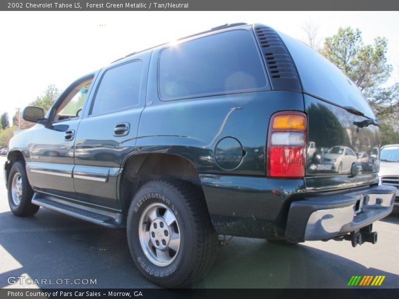 Forest Green Metallic / Tan/Neutral 2002 Chevrolet Tahoe LS