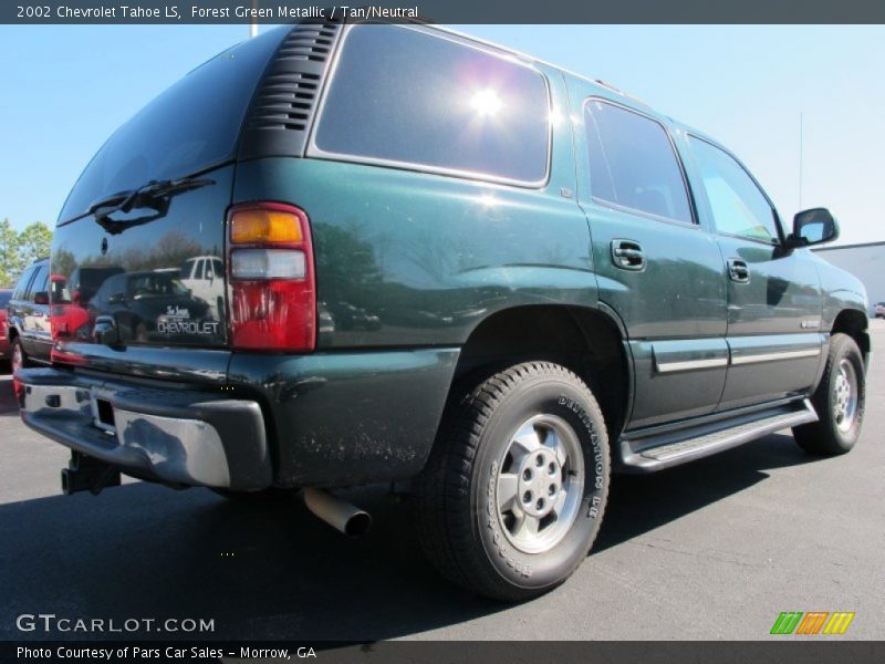 Forest Green Metallic / Tan/Neutral 2002 Chevrolet Tahoe LS