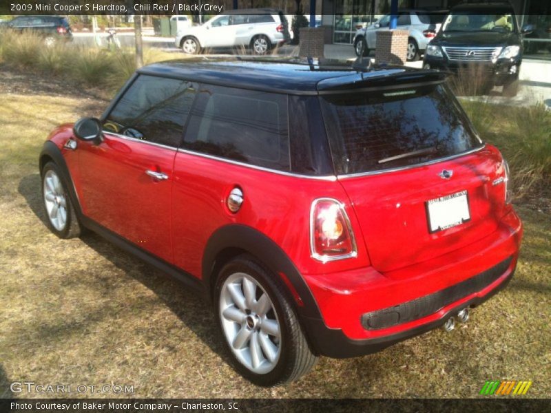 Chili Red / Black/Grey 2009 Mini Cooper S Hardtop