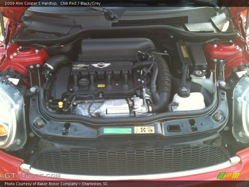 Chili Red / Black/Grey 2009 Mini Cooper S Hardtop
