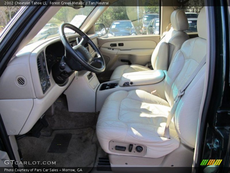 Forest Green Metallic / Tan/Neutral 2002 Chevrolet Tahoe LS