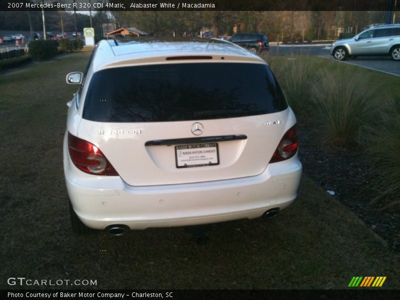 Alabaster White / Macadamia 2007 Mercedes-Benz R 320 CDI 4Matic