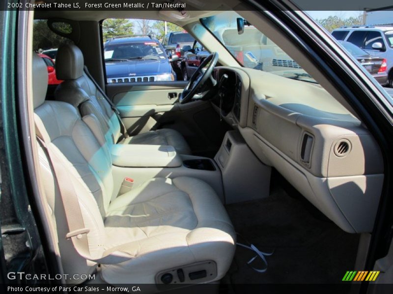 Forest Green Metallic / Tan/Neutral 2002 Chevrolet Tahoe LS