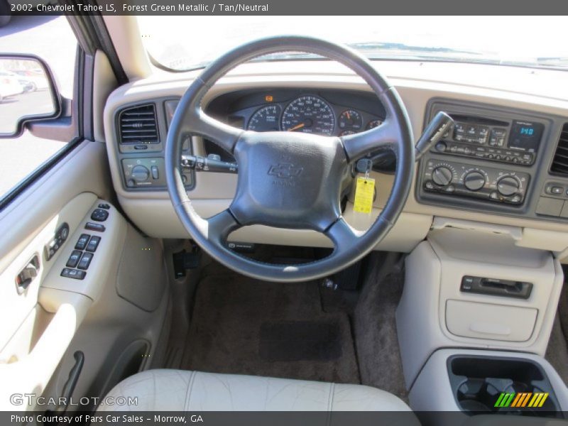 Forest Green Metallic / Tan/Neutral 2002 Chevrolet Tahoe LS