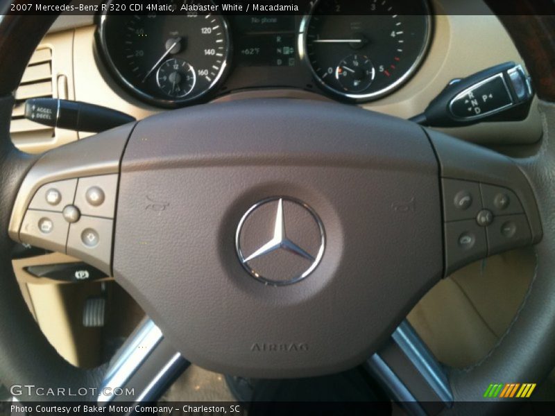 Alabaster White / Macadamia 2007 Mercedes-Benz R 320 CDI 4Matic