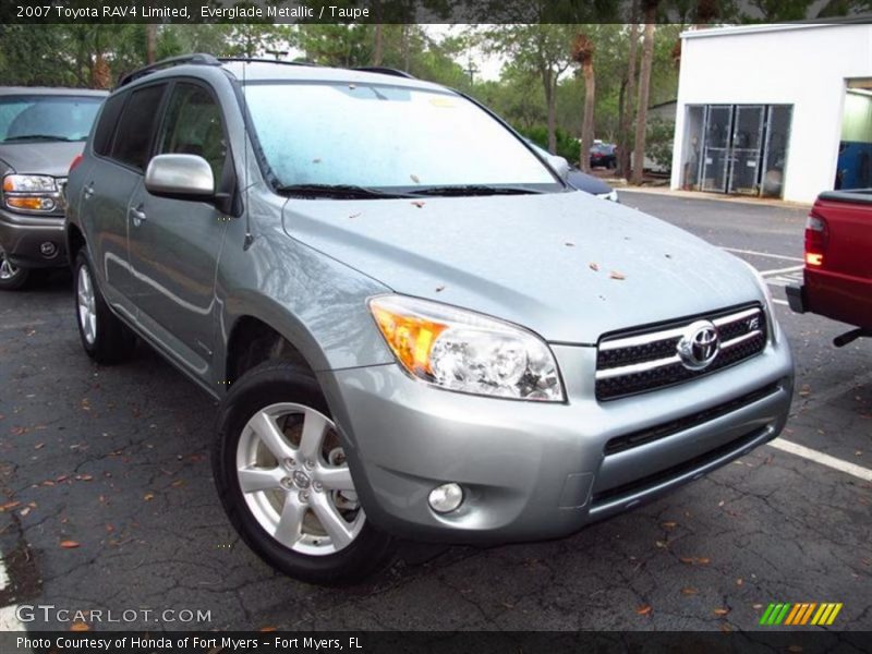 Everglade Metallic / Taupe 2007 Toyota RAV4 Limited