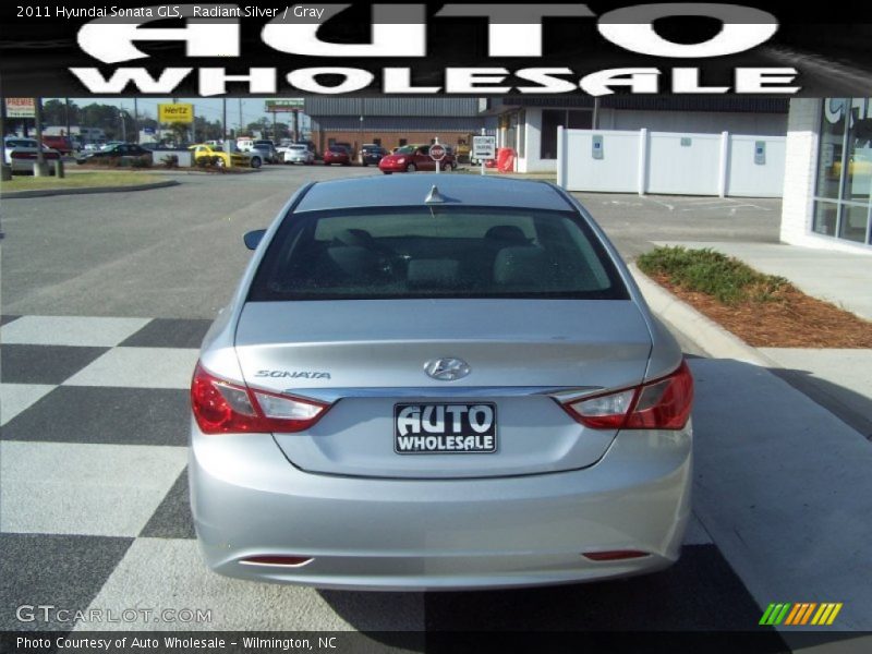 Radiant Silver / Gray 2011 Hyundai Sonata GLS