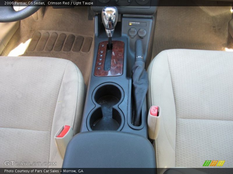 Crimson Red / Light Taupe 2006 Pontiac G6 Sedan