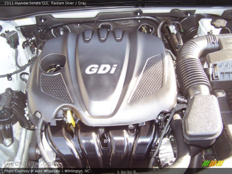 Radiant Silver / Gray 2011 Hyundai Sonata GLS