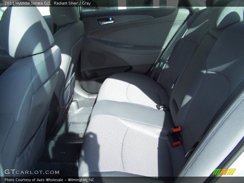 Radiant Silver / Gray 2011 Hyundai Sonata GLS