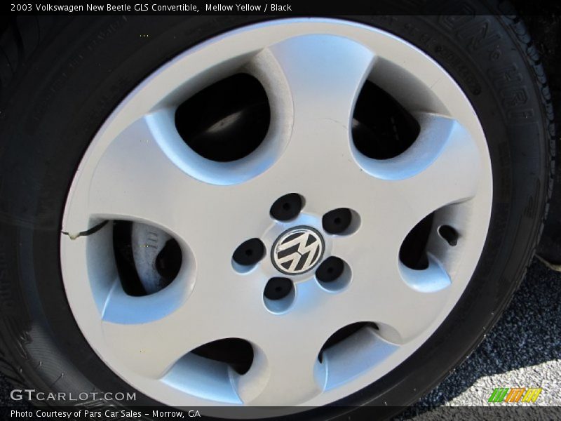 Mellow Yellow / Black 2003 Volkswagen New Beetle GLS Convertible