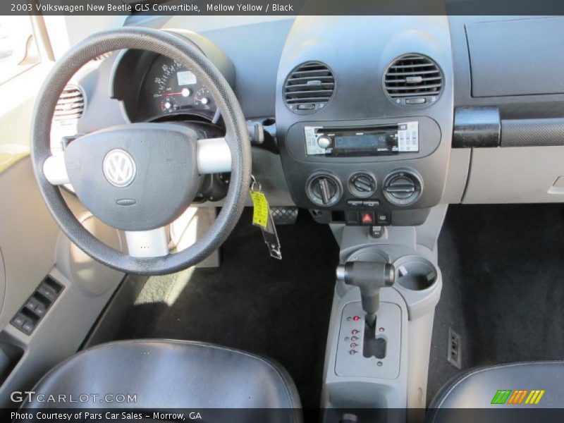 Mellow Yellow / Black 2003 Volkswagen New Beetle GLS Convertible