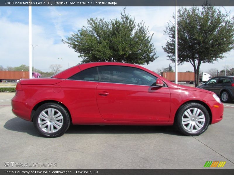 Paprika Red Metallic / Cornsilk Beige 2008 Volkswagen Eos 2.0T