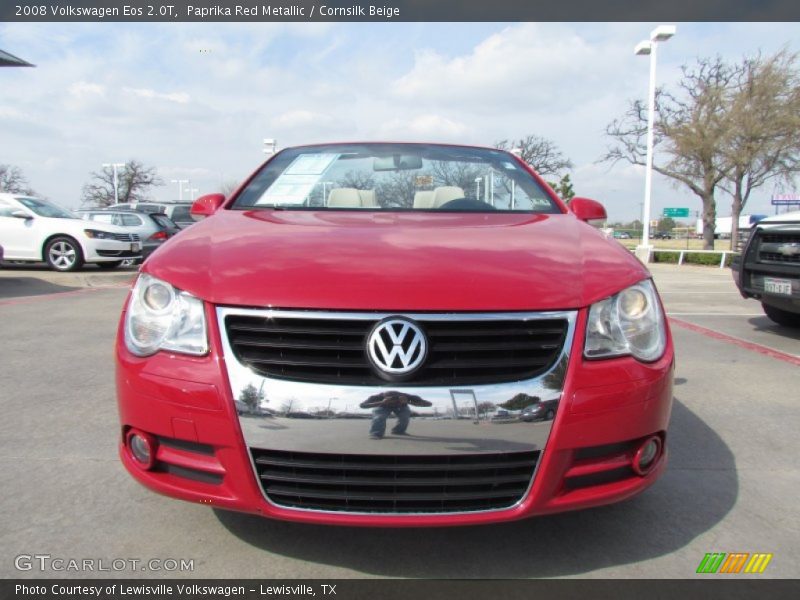 Paprika Red Metallic / Cornsilk Beige 2008 Volkswagen Eos 2.0T