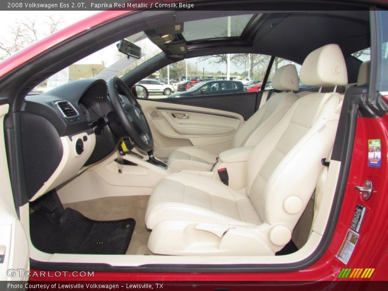 Paprika Red Metallic / Cornsilk Beige 2008 Volkswagen Eos 2.0T