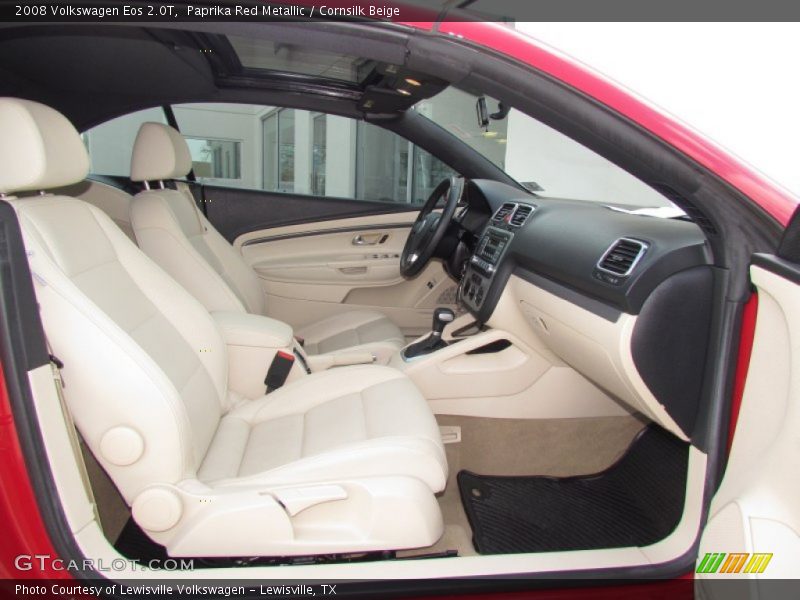 Paprika Red Metallic / Cornsilk Beige 2008 Volkswagen Eos 2.0T