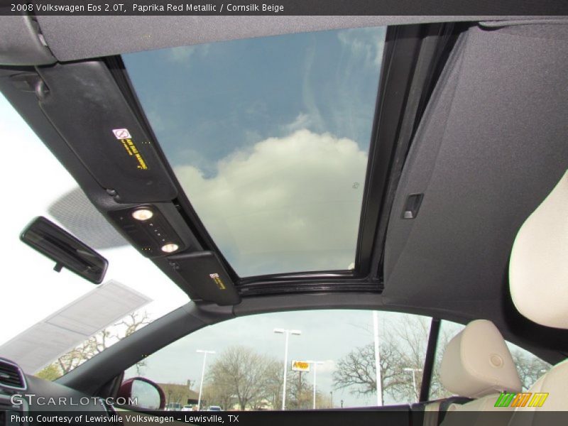 Paprika Red Metallic / Cornsilk Beige 2008 Volkswagen Eos 2.0T