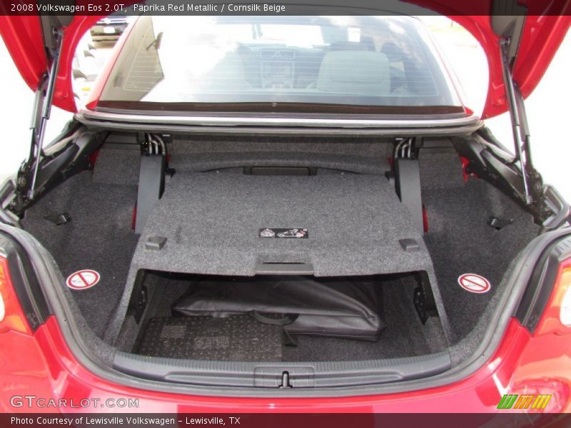 Paprika Red Metallic / Cornsilk Beige 2008 Volkswagen Eos 2.0T