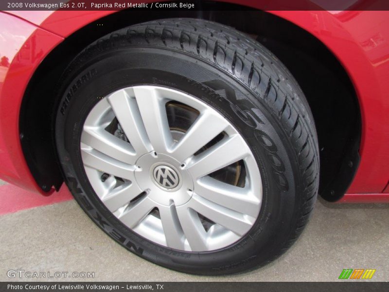 Paprika Red Metallic / Cornsilk Beige 2008 Volkswagen Eos 2.0T