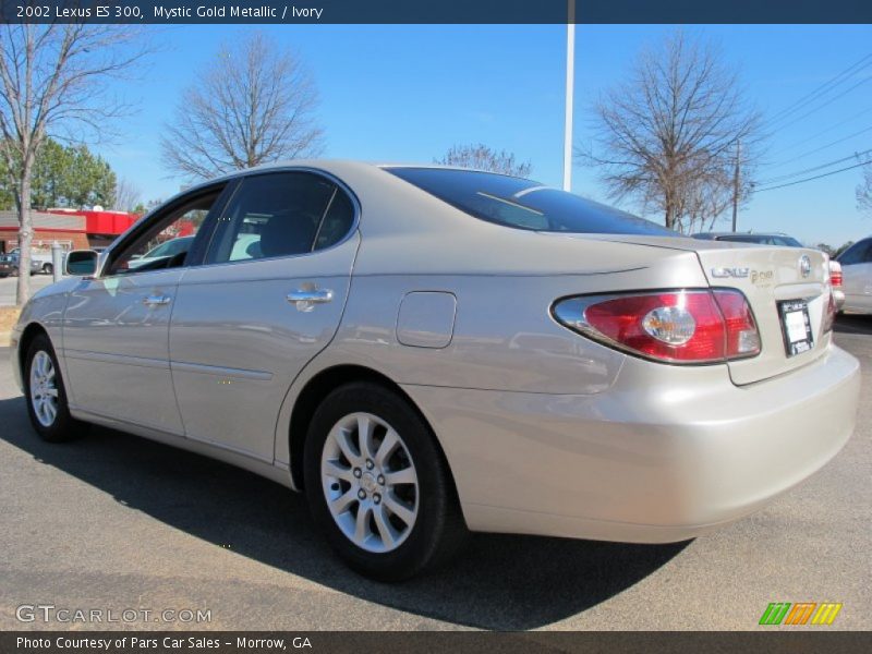 Mystic Gold Metallic / Ivory 2002 Lexus ES 300
