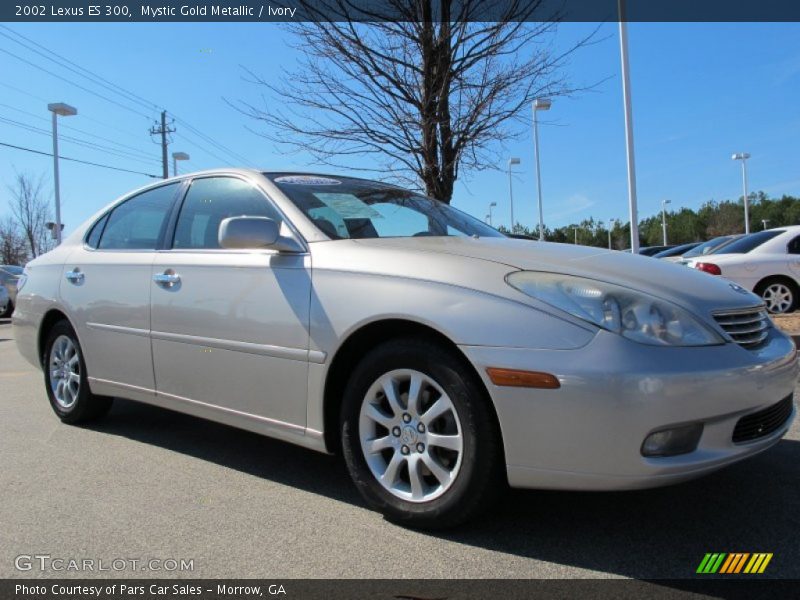 Mystic Gold Metallic / Ivory 2002 Lexus ES 300