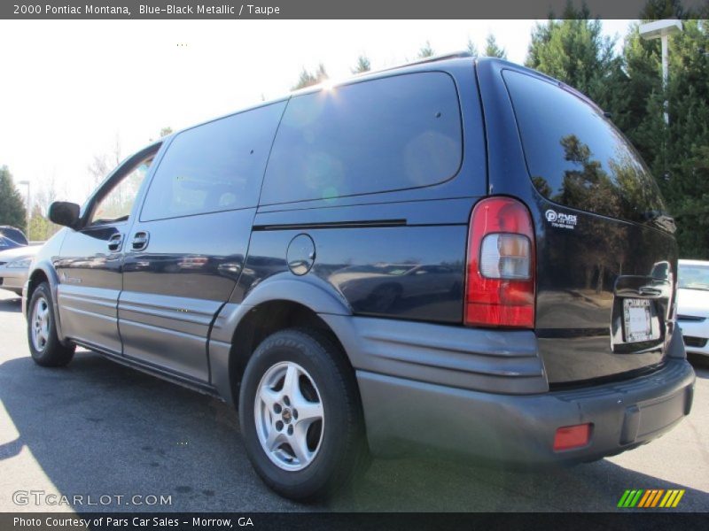 Blue-Black Metallic / Taupe 2000 Pontiac Montana