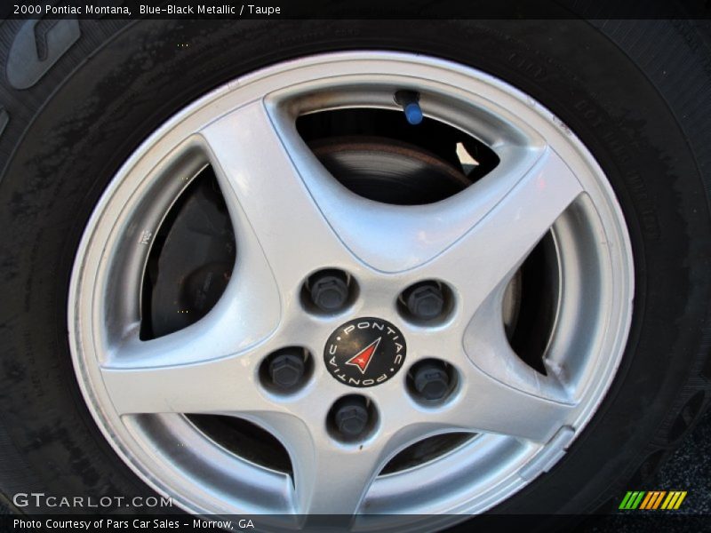 Blue-Black Metallic / Taupe 2000 Pontiac Montana