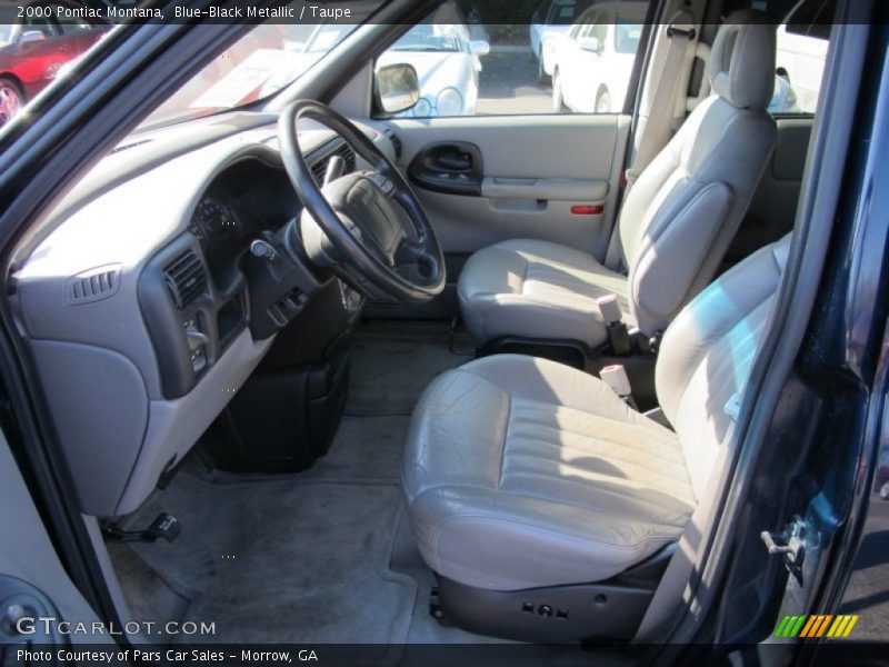 Blue-Black Metallic / Taupe 2000 Pontiac Montana