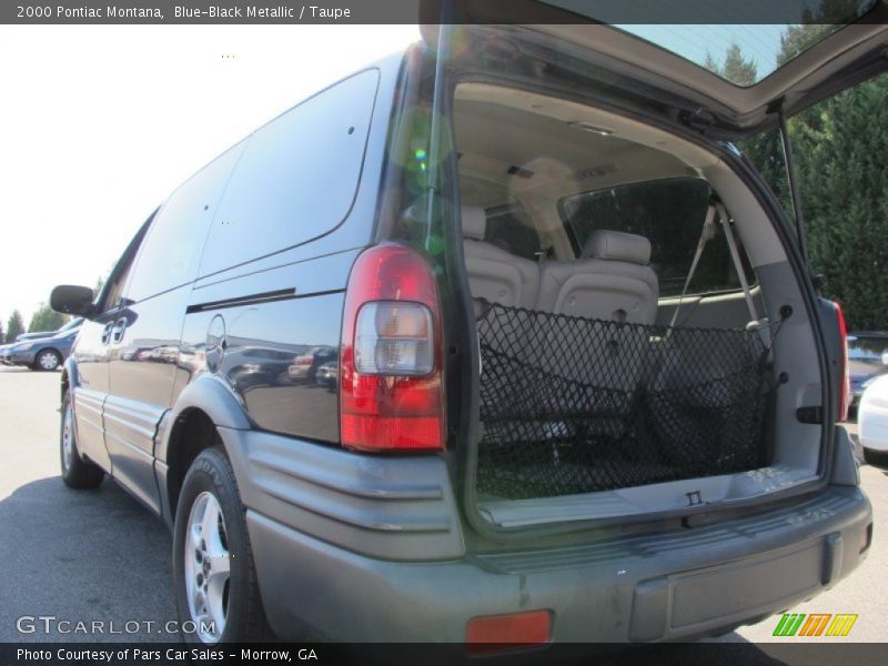 Blue-Black Metallic / Taupe 2000 Pontiac Montana
