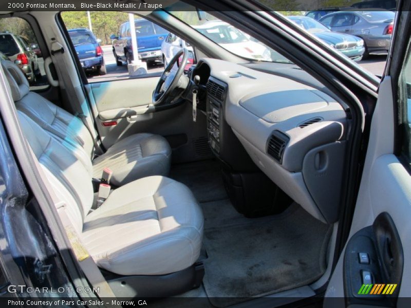 Blue-Black Metallic / Taupe 2000 Pontiac Montana