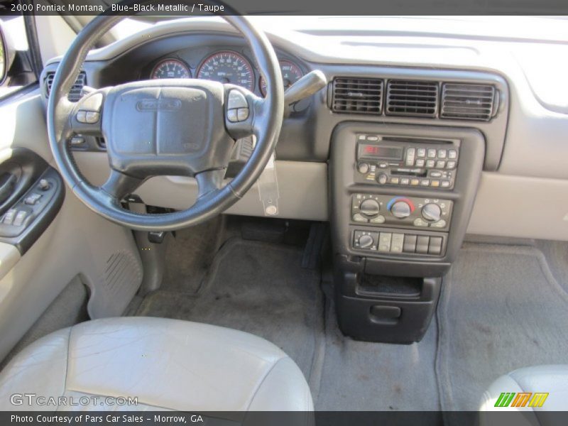 Blue-Black Metallic / Taupe 2000 Pontiac Montana