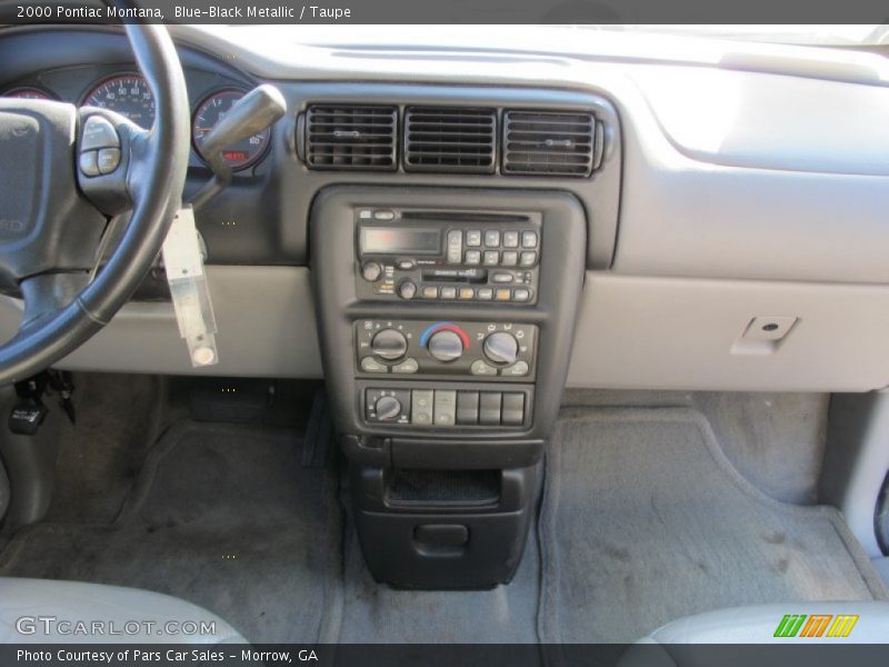 Blue-Black Metallic / Taupe 2000 Pontiac Montana