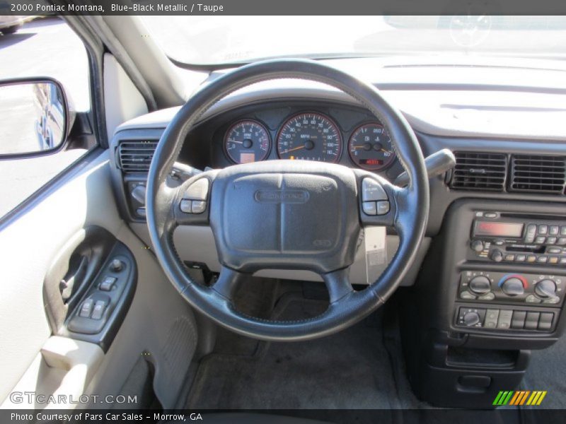 Blue-Black Metallic / Taupe 2000 Pontiac Montana