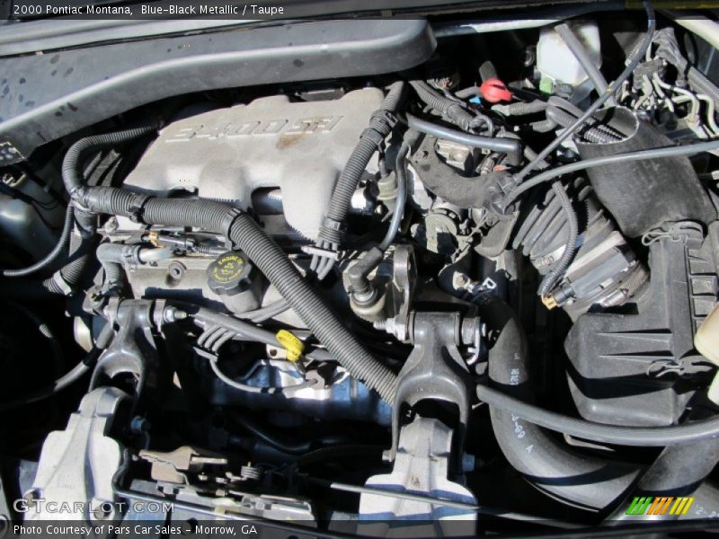 Blue-Black Metallic / Taupe 2000 Pontiac Montana