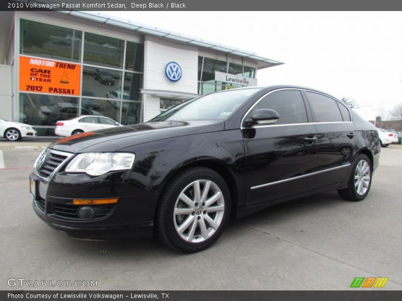 Deep Black / Black 2010 Volkswagen Passat Komfort Sedan