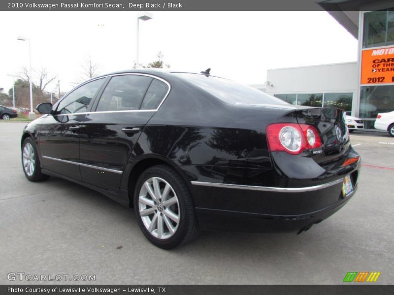 Deep Black / Black 2010 Volkswagen Passat Komfort Sedan
