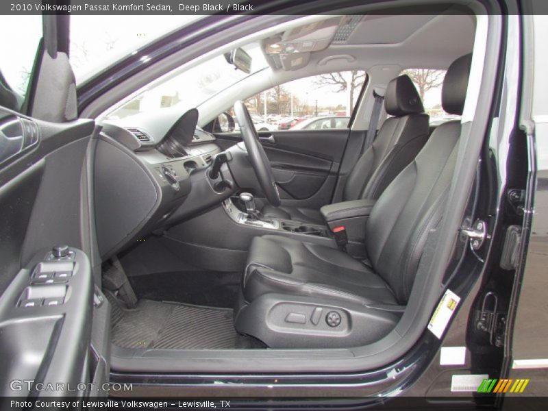 Deep Black / Black 2010 Volkswagen Passat Komfort Sedan