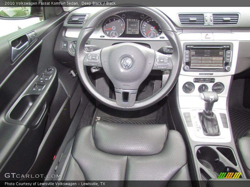 Deep Black / Black 2010 Volkswagen Passat Komfort Sedan