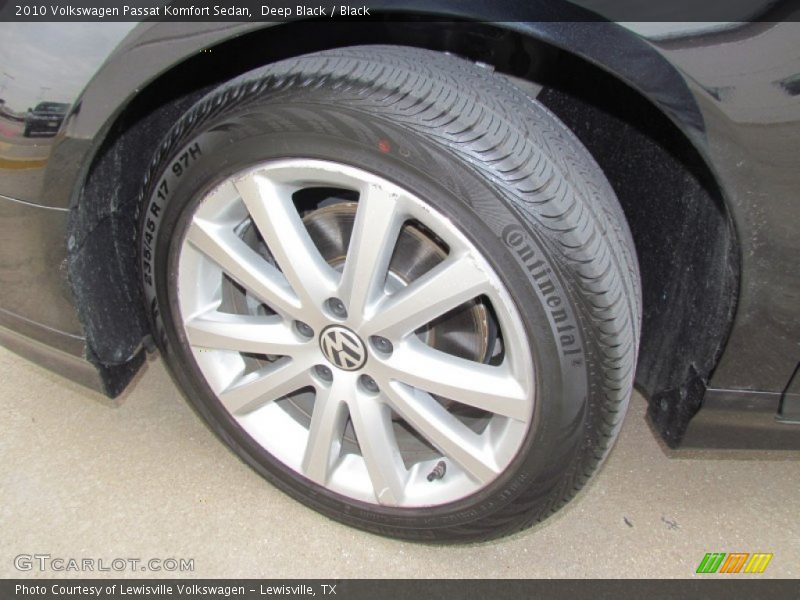 Deep Black / Black 2010 Volkswagen Passat Komfort Sedan