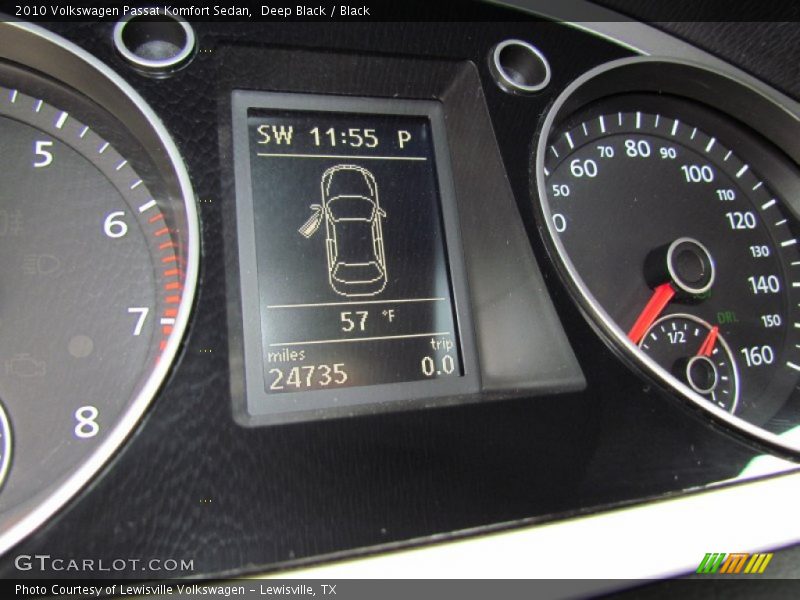 Deep Black / Black 2010 Volkswagen Passat Komfort Sedan