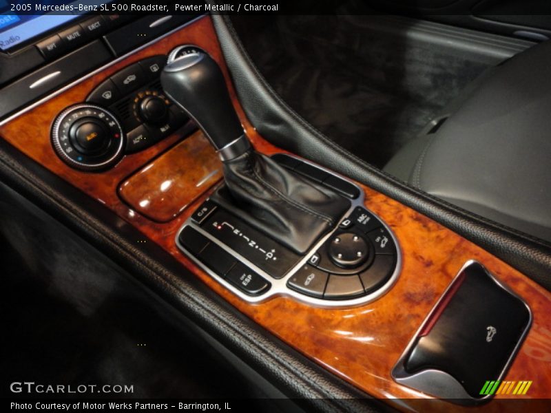 Pewter Metallic / Charcoal 2005 Mercedes-Benz SL 500 Roadster