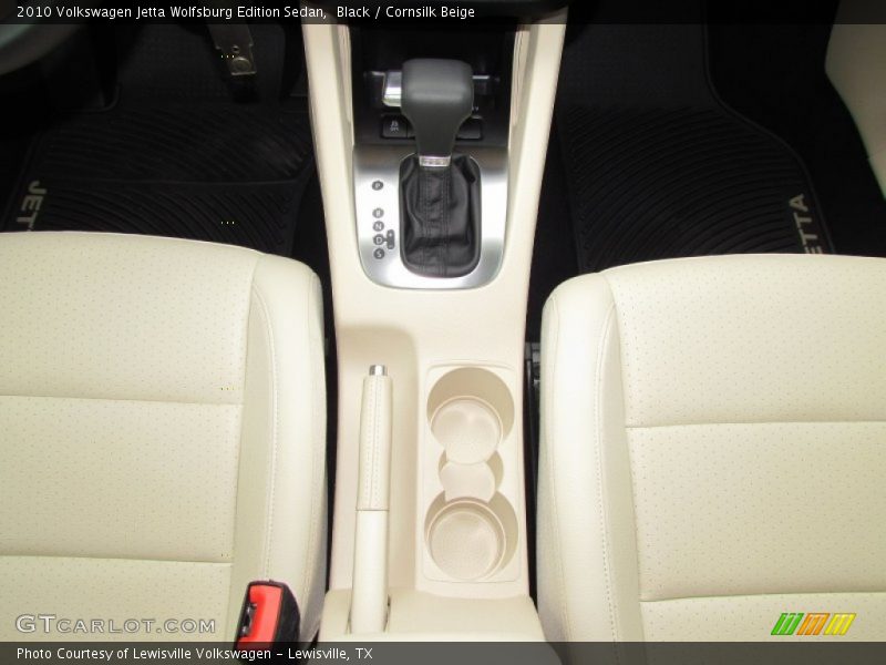 Black / Cornsilk Beige 2010 Volkswagen Jetta Wolfsburg Edition Sedan