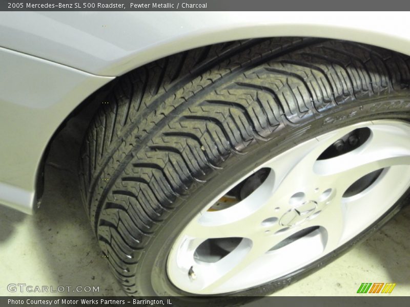 Pewter Metallic / Charcoal 2005 Mercedes-Benz SL 500 Roadster